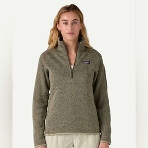 Patagonia Better Sweater 1/4 Zip Pullover in River Rock Green